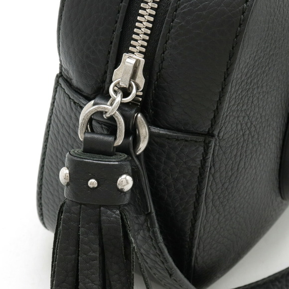 Gucci Soho Disco Bag studded tassel Shoulder black leather - Picture 5 of 9